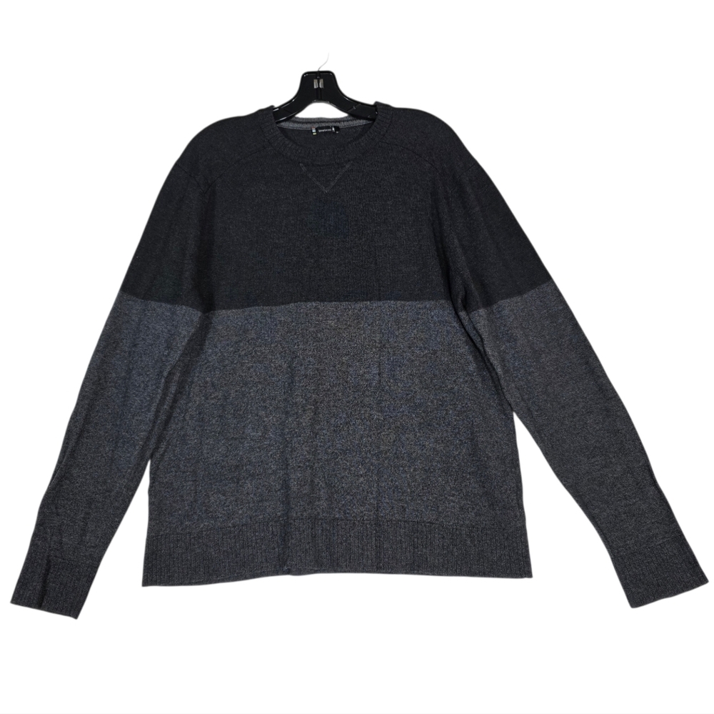 Smartwool  wool knit Men's Dark and Light Gray Crewneck Sweater